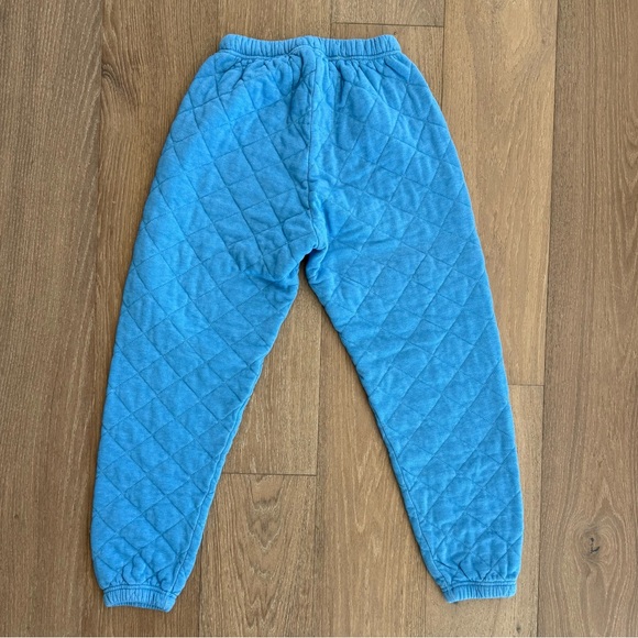 Aviator Nation Quilted Blue Jogger Pants - Picture 6 of 8